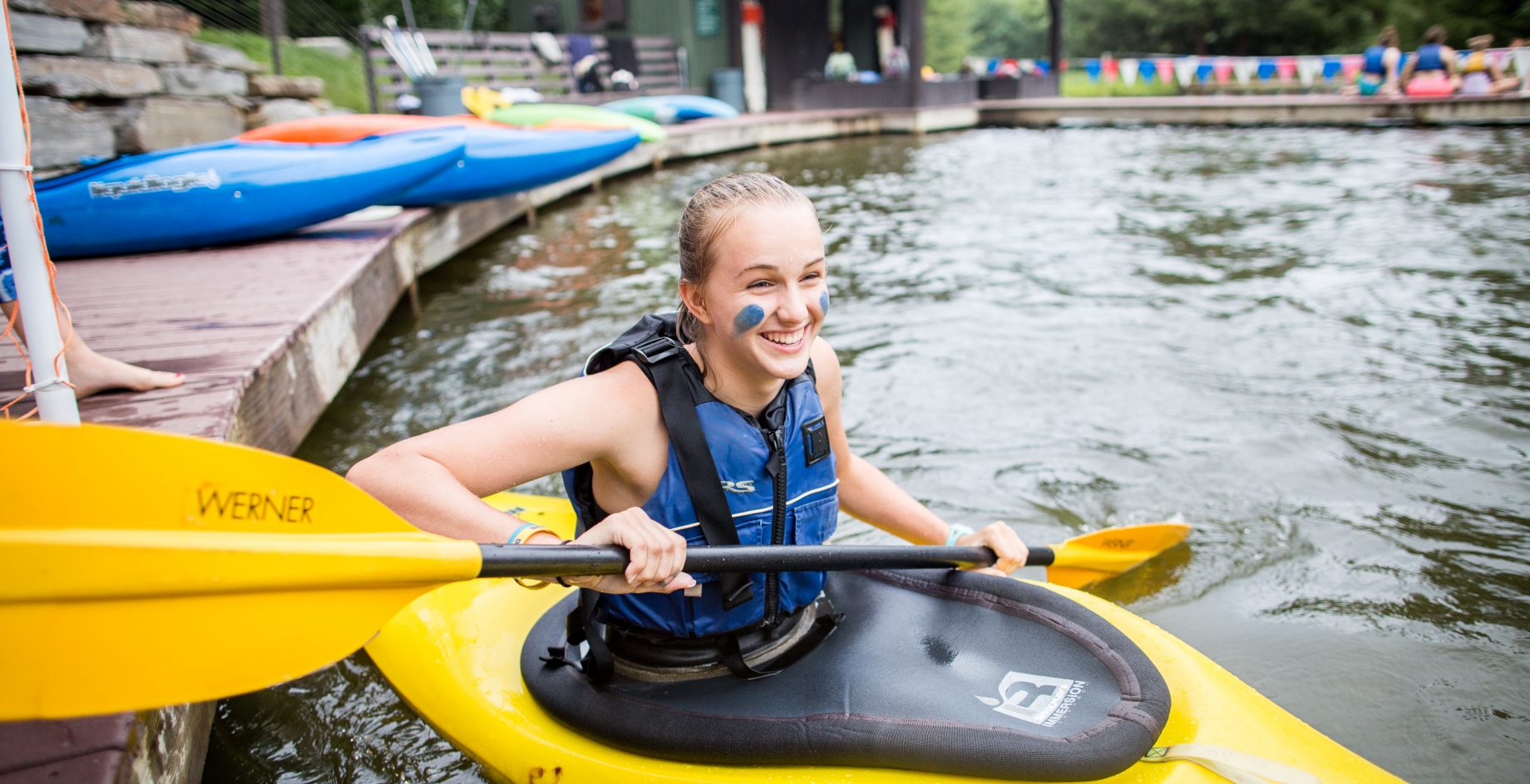 Kayaking.