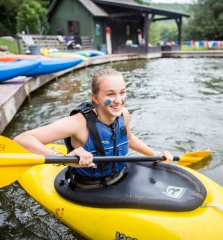 Kayaking.