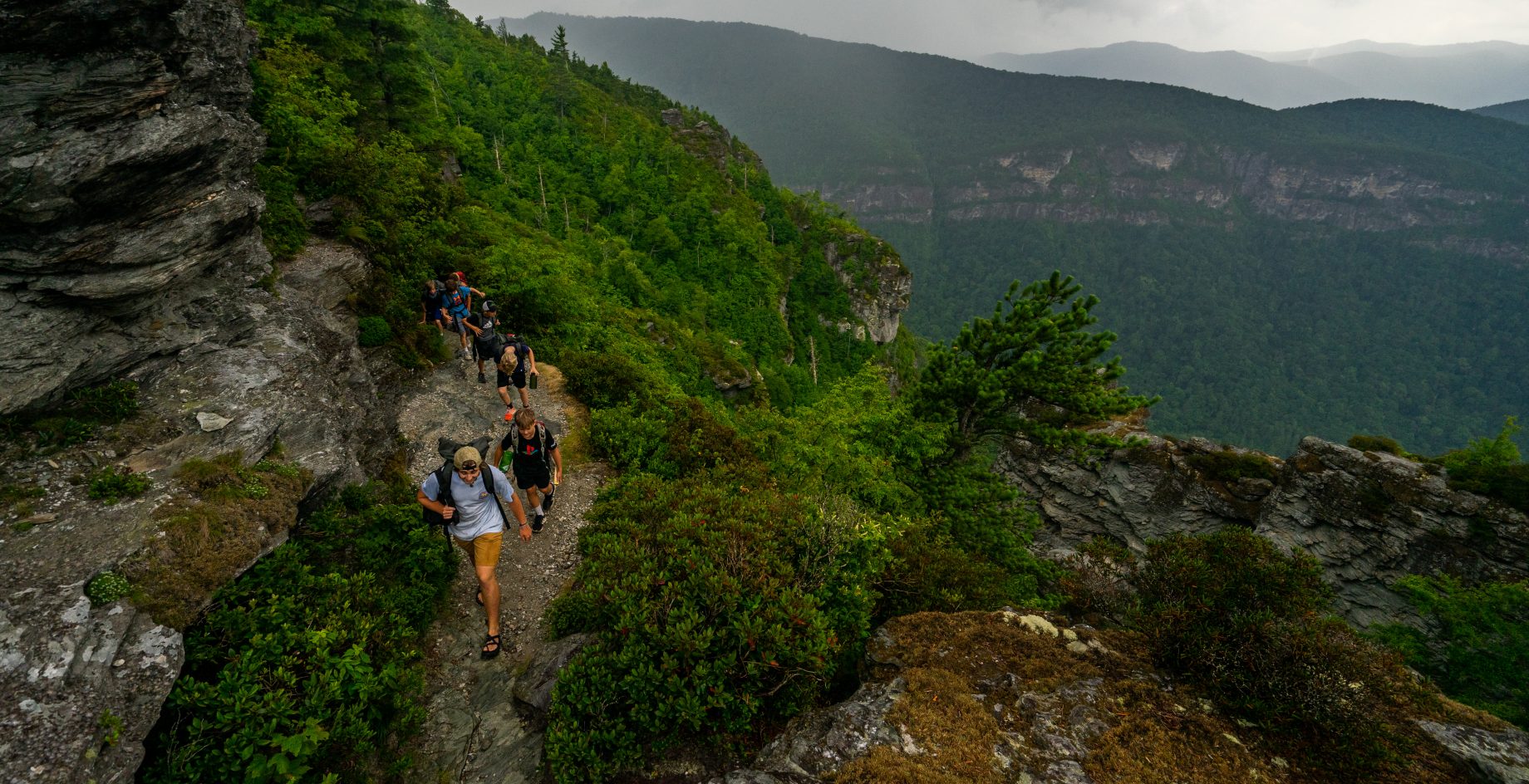 Hiking.